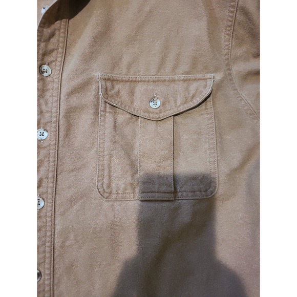 Vintage Eddie Bauer Flannel Shirt Men's SZ  XL button down outdoors heavy weight - Picture 9 of 11